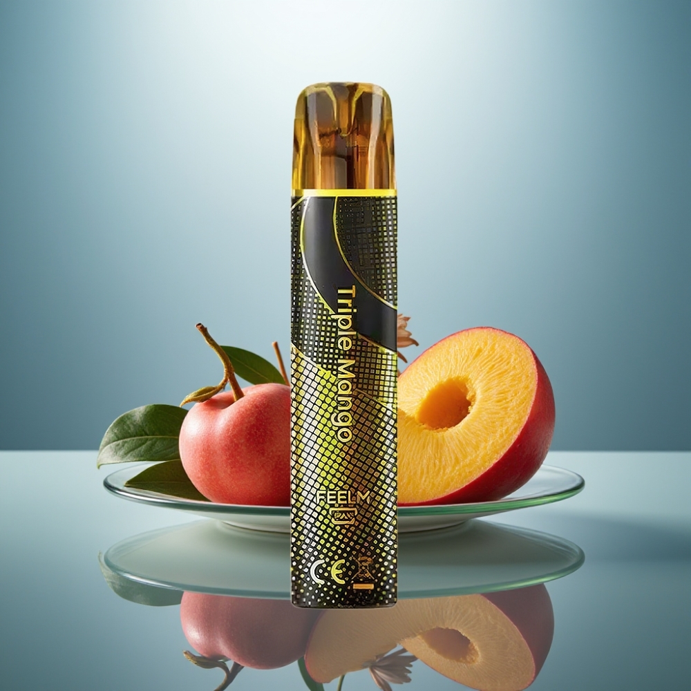 JNR Black&Golden 800 Puffs 550mAh 2ml TPD 2% Triple Mango
