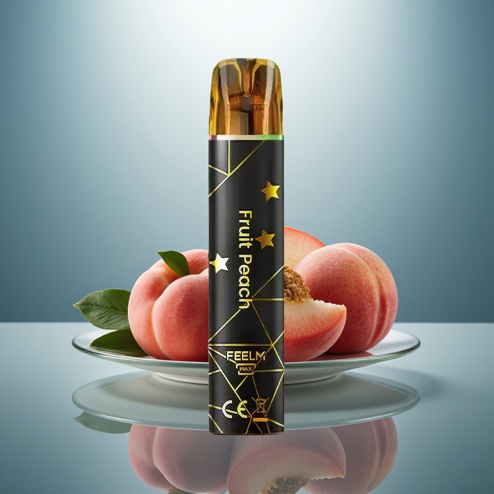JNR Black&Golden 800 Puffs 550mAh 2ml TPD Fruit Peach