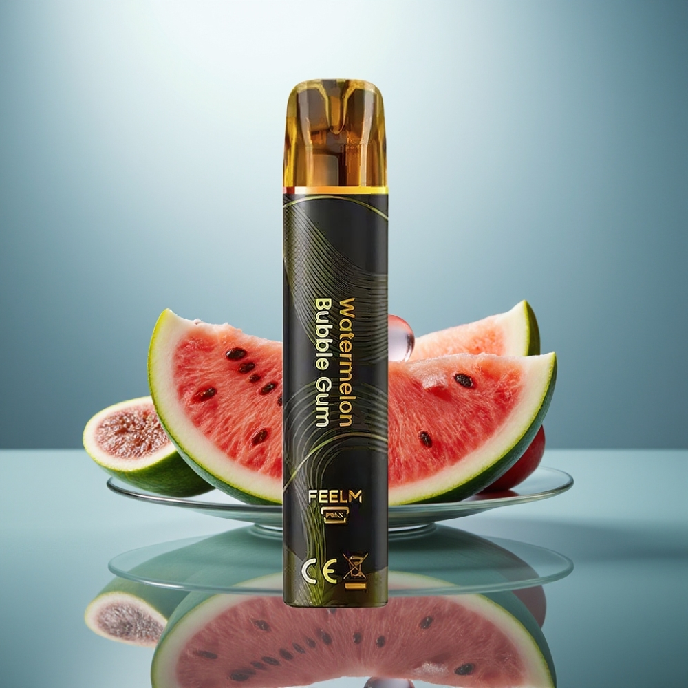 JNR Black&Golden 800 Puffs 550mAh 2ml Watermelon Bubble Gum