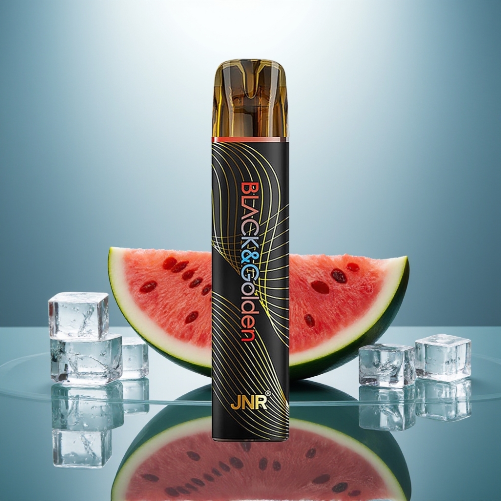 JNR Black&Golden 800 Puffs 550mAh 2ml Watermelon Ice