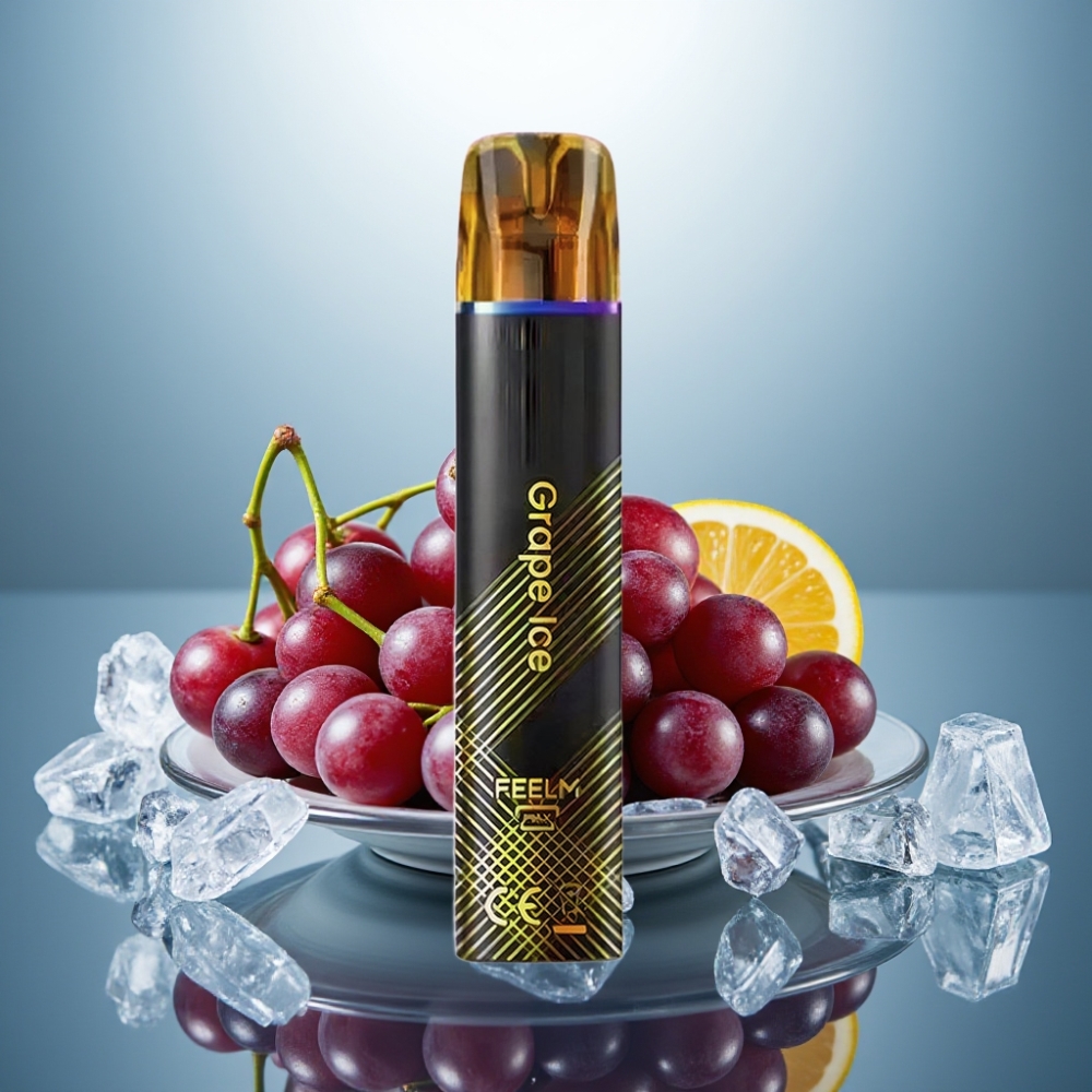 JNR Black&Golden 800 Puffs Disposable Vape 550mAh 2ml Grape Ice
