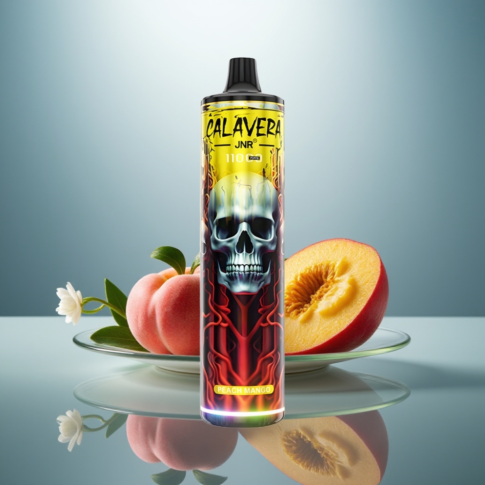 JNR Calavera 11000 Puffs Disposable Vape Peach Mango 850mAh 21ml 1.0ohm