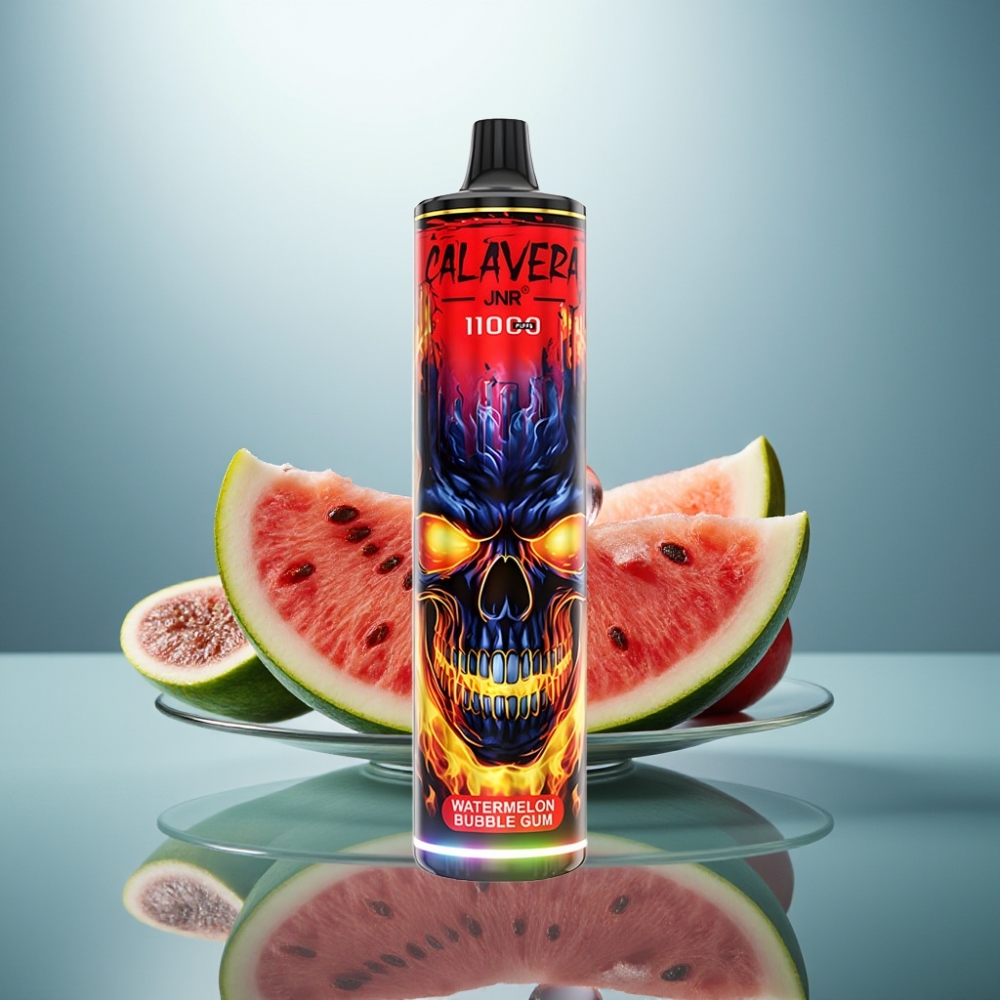 JNR Calavera 11000 Puffs Disposable Vape Watermelon Bubble Gum 850mAh 21ml 1.0ohm