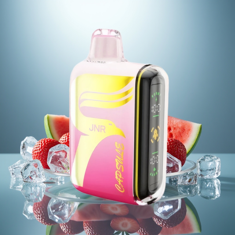 JNR Capsule 15000 Puffs Strawberry Watermelon Ice 20ml 850mAh 20W Dual Mesh