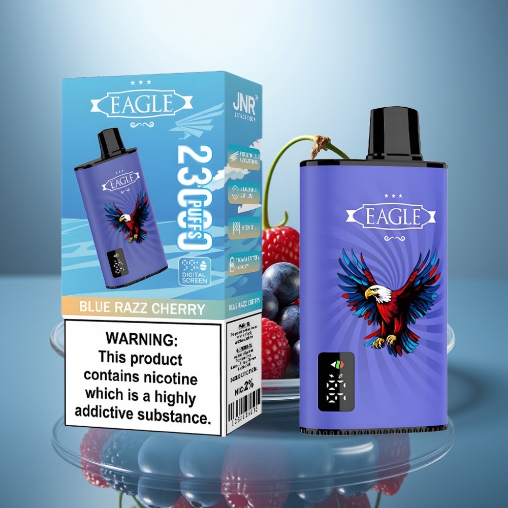JNR EAGLE Smart 23000 Puffs Disposable Vape Blue Razz Cherry 750mAh 25ml 2%
