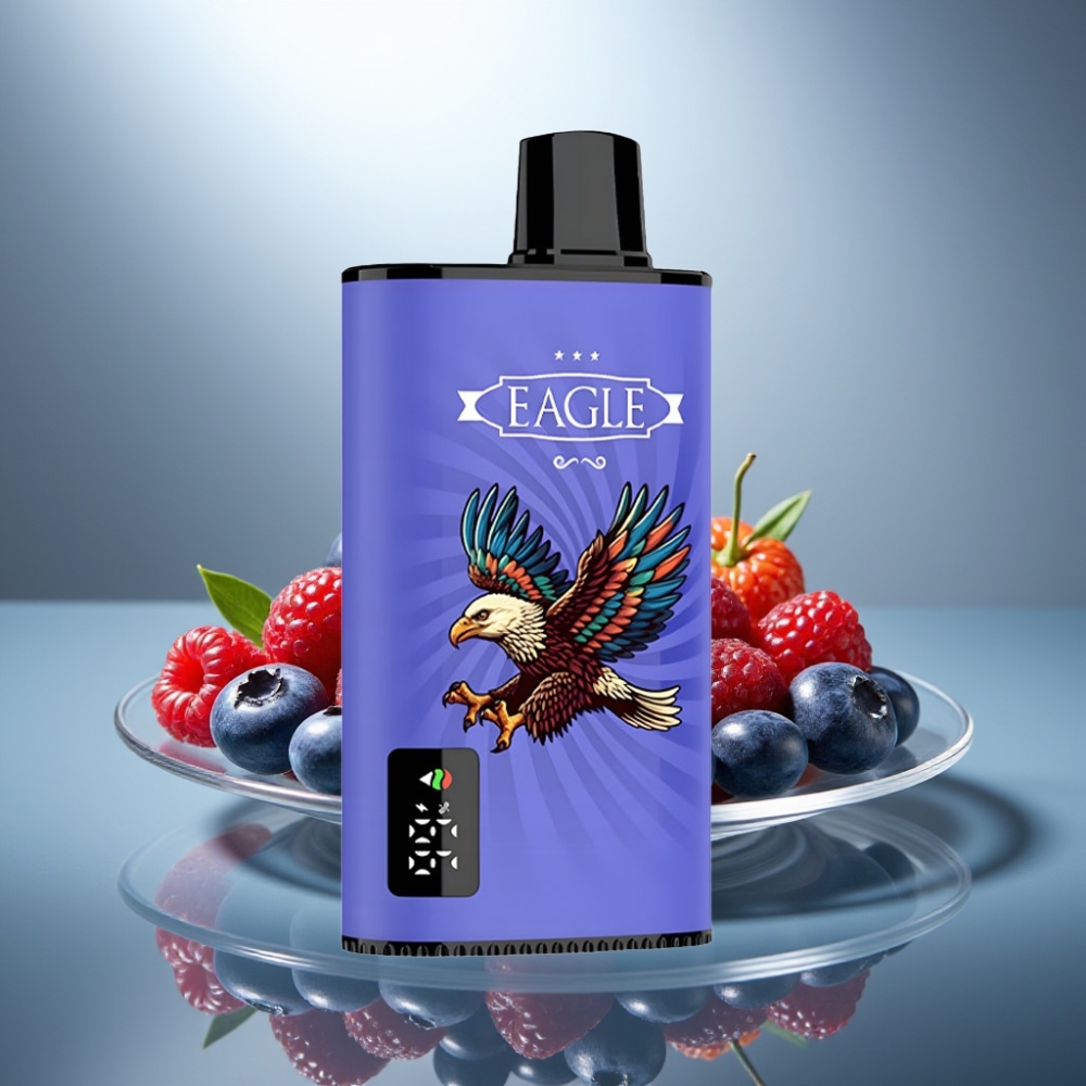 JNR EAGLE Smart 23000 Puffs Disposable Vape Blueberry Raspberry Cherry 750mAh 25ml