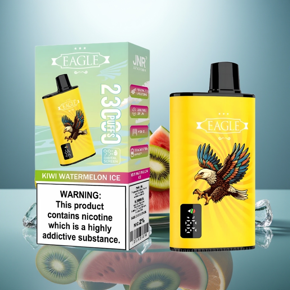 JNR EAGLE Smart 23000 Puffs Disposable Vape Kiwi Watermelon Ice 25ml 750mAh Type-C