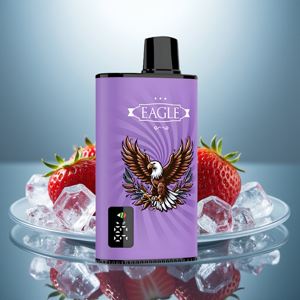 JNR EAGLE Smart 23000 Puffs Disposable Vape Strawberry Ice 25ml 2% Digital Screen