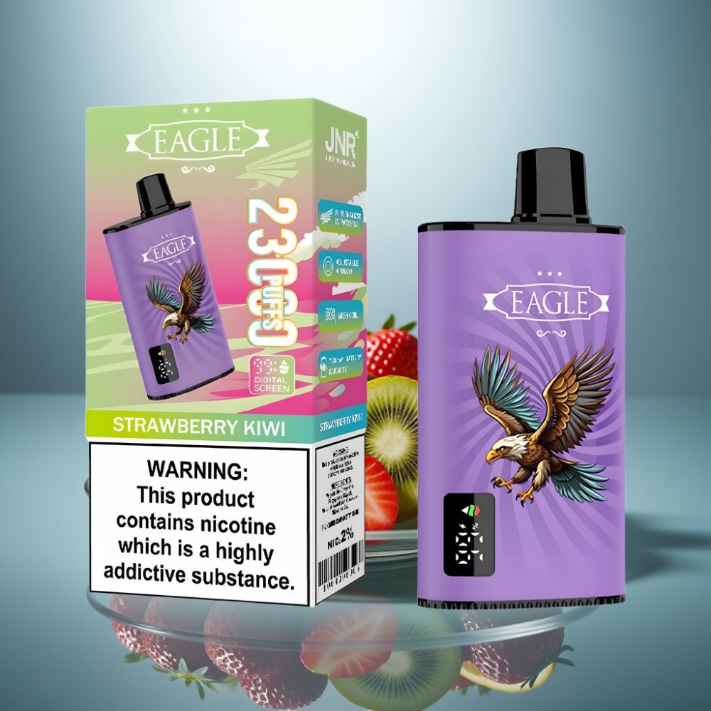 JNR EAGLE Smart 23000 Puffs Disposable Vape Strawberry Kiwi 25ml 750mAh 1.0ohm