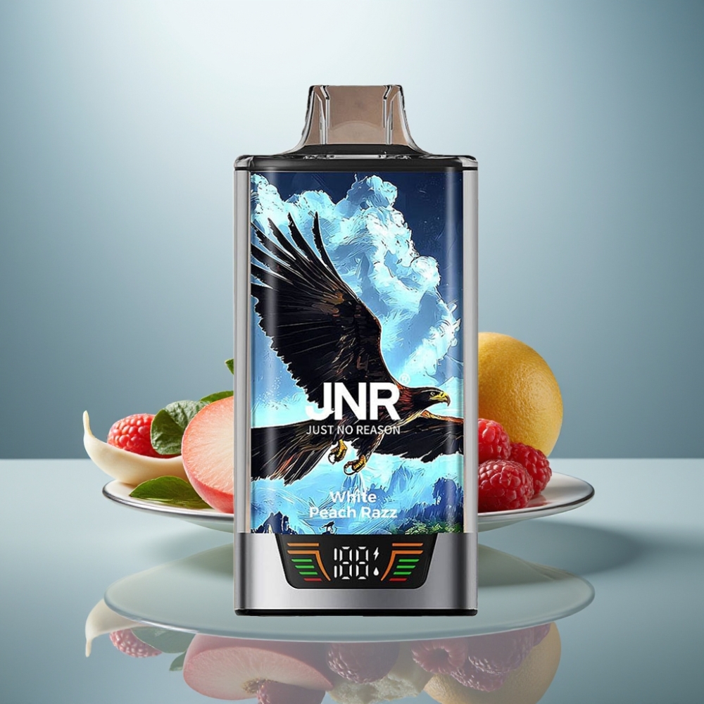 JNR Falcon Pro 28000 30ml 5%nic White Peach Razz