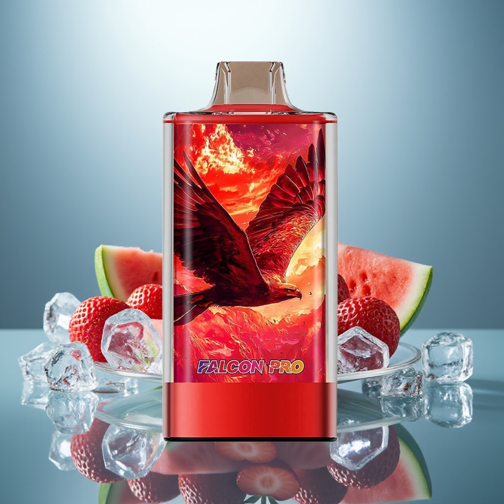 JNR Falcon Pro 28000 30ml 950mAh 5% Smart Display Dual Mesh Strawberry Watermelon Ice