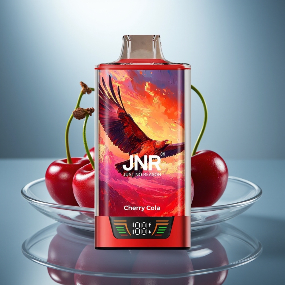 JNR Falcon Pro 28000 Disposable Vape Cherry Cola 30ml 5% Nicotine USB-C