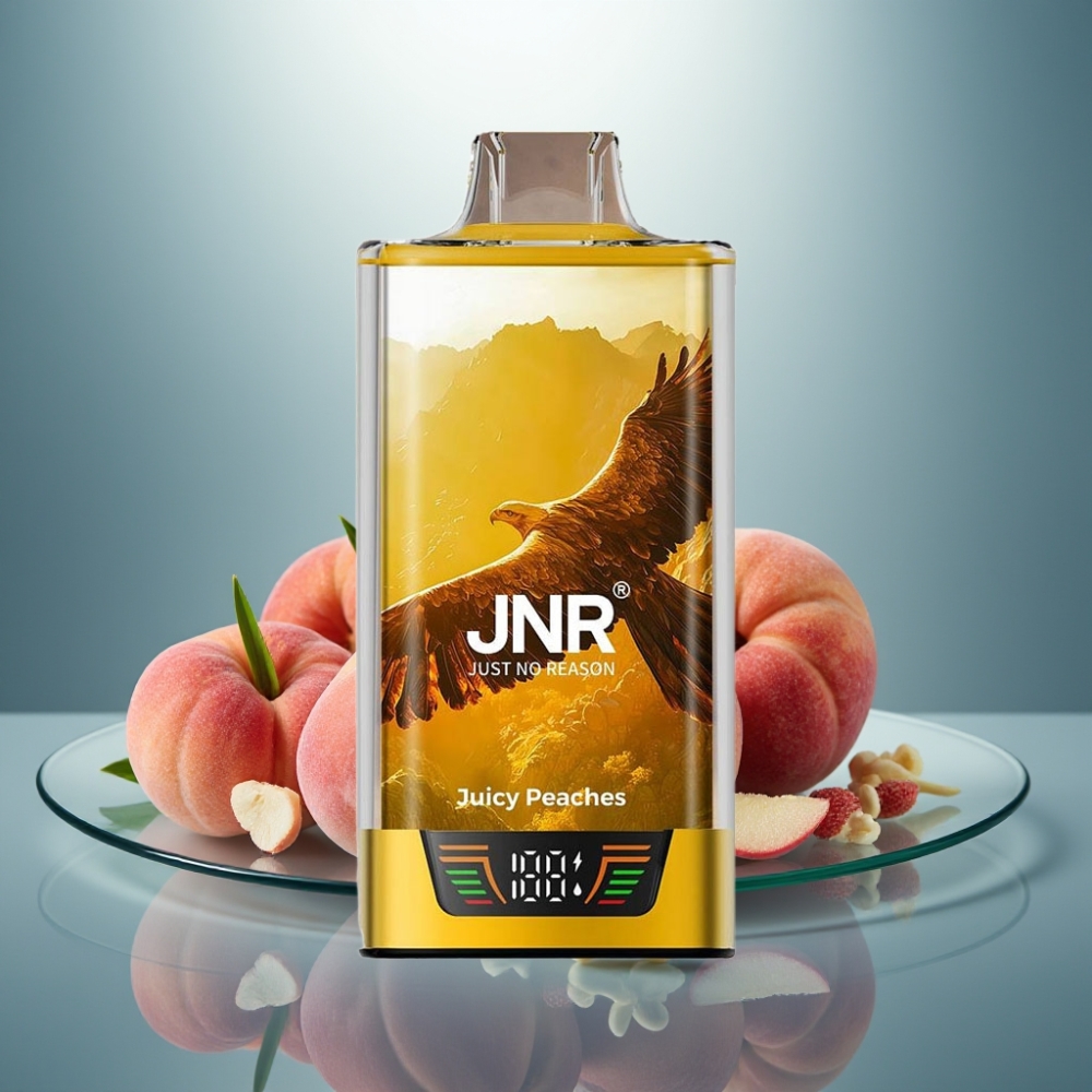 JNR Falcon Pro 28000 Disposable Vape Juicy Peaches 30ml 950mAh 5% Nic