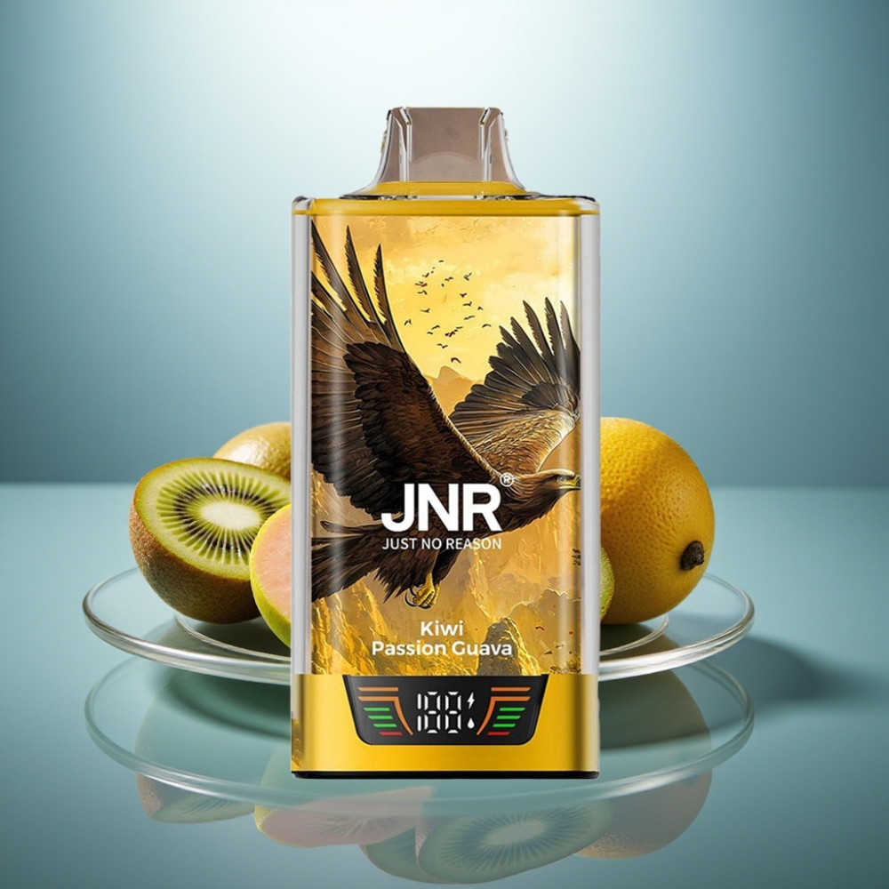 JNR Falcon Pro 28000 Disposable Vape Kiwi Pasion Guava 30ml 5% USB-C