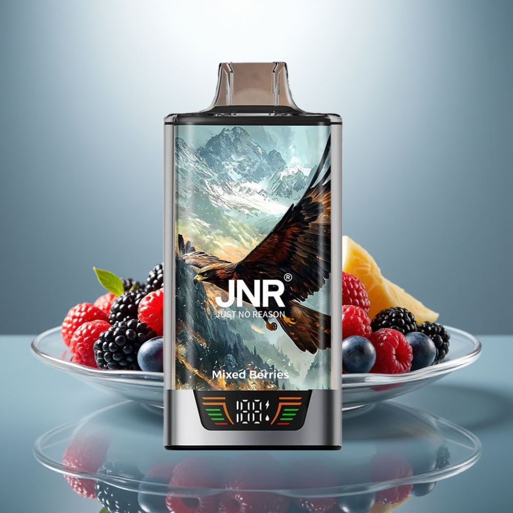 JNR Falcon Pro 28000 Disposable Vape Mixed Berries 30ml 5% Nicotine USB-C