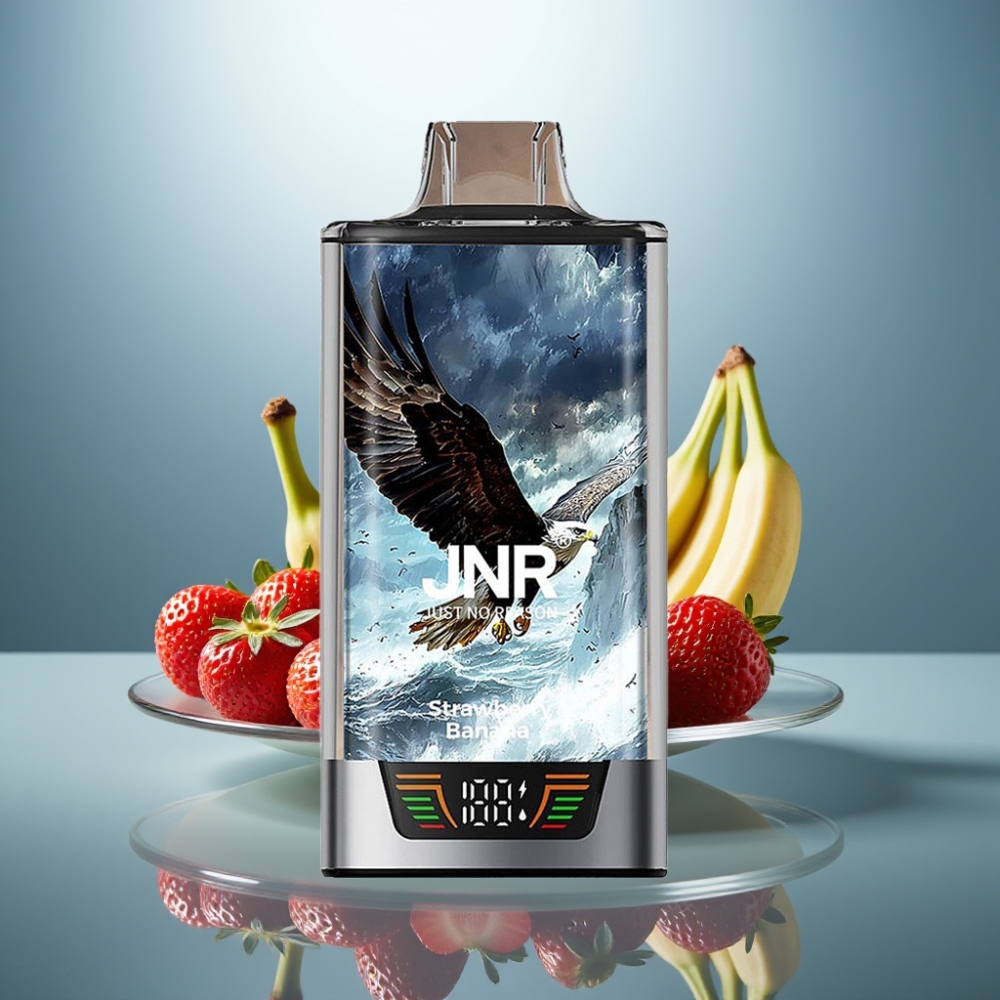 JNR Falcon Pro 28000 Disposable Vape Strawberry Banana 30ml 5% USB-C