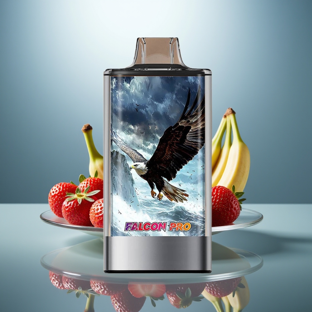 JNR Falcon Pro 28000 Disposable Vape Strawberry Banana 30ml 5% USB-C