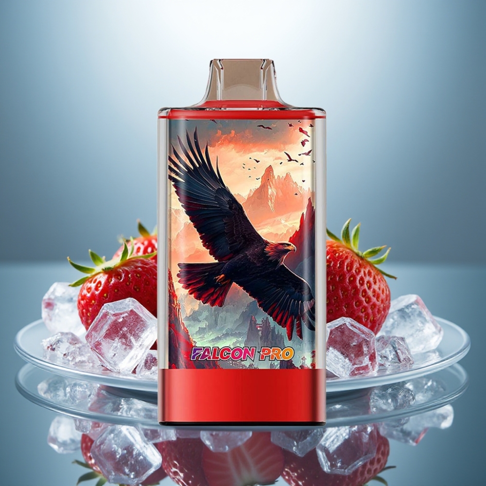 JNR Falcon Pro 28000 Disposable Vape Strawberry Ice 30ml 5% USB-C