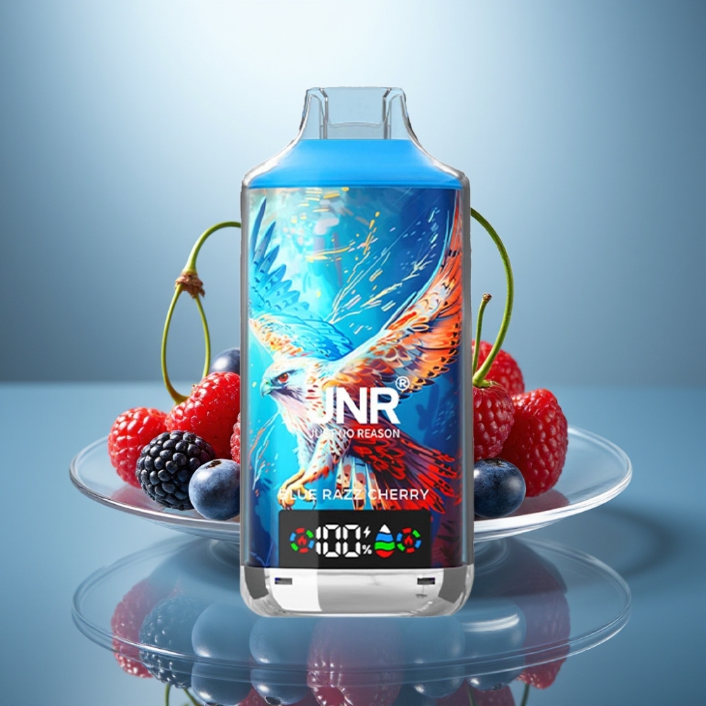 JNR Falcon X 18000 Puffs Blue Razz Cherry 750mAh 24ml Dual Mesh