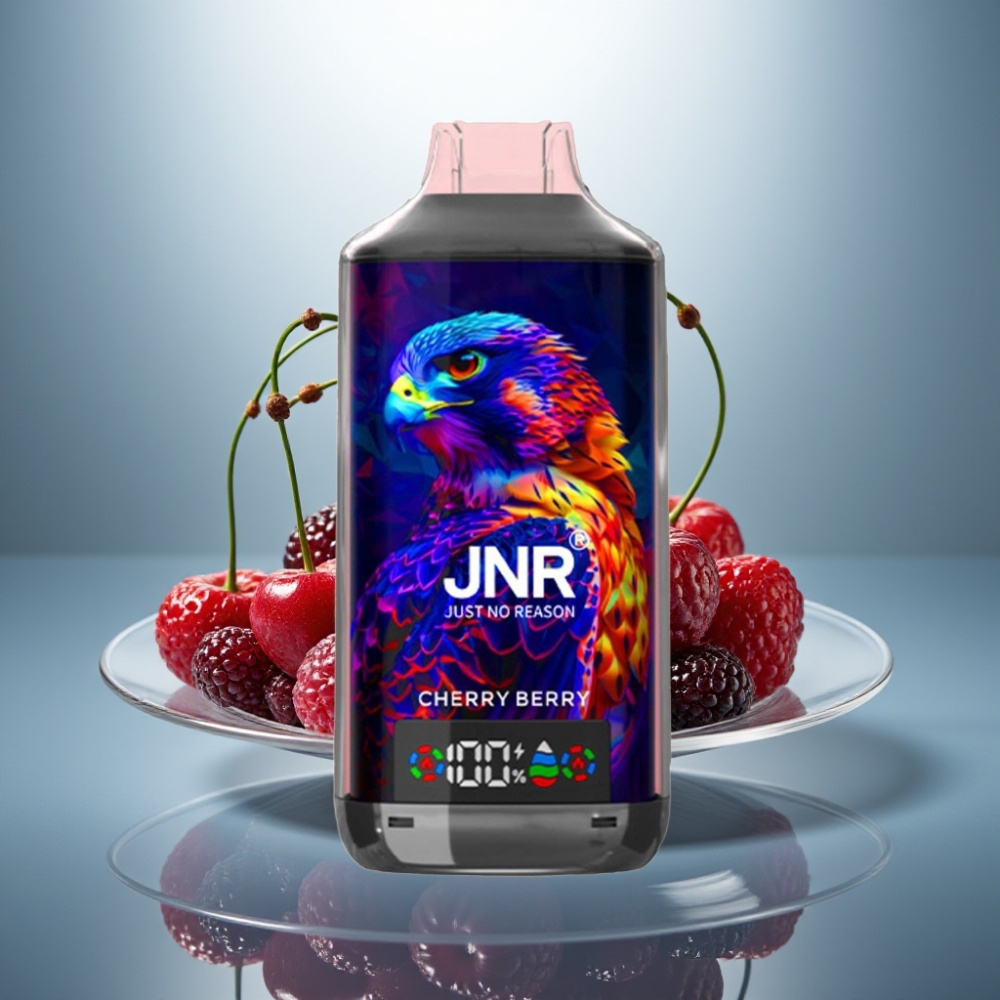JNR Falcon X 18000 Puffs Cherry Berry 750mAh 24ml Dual Mesh Coil Type-C
