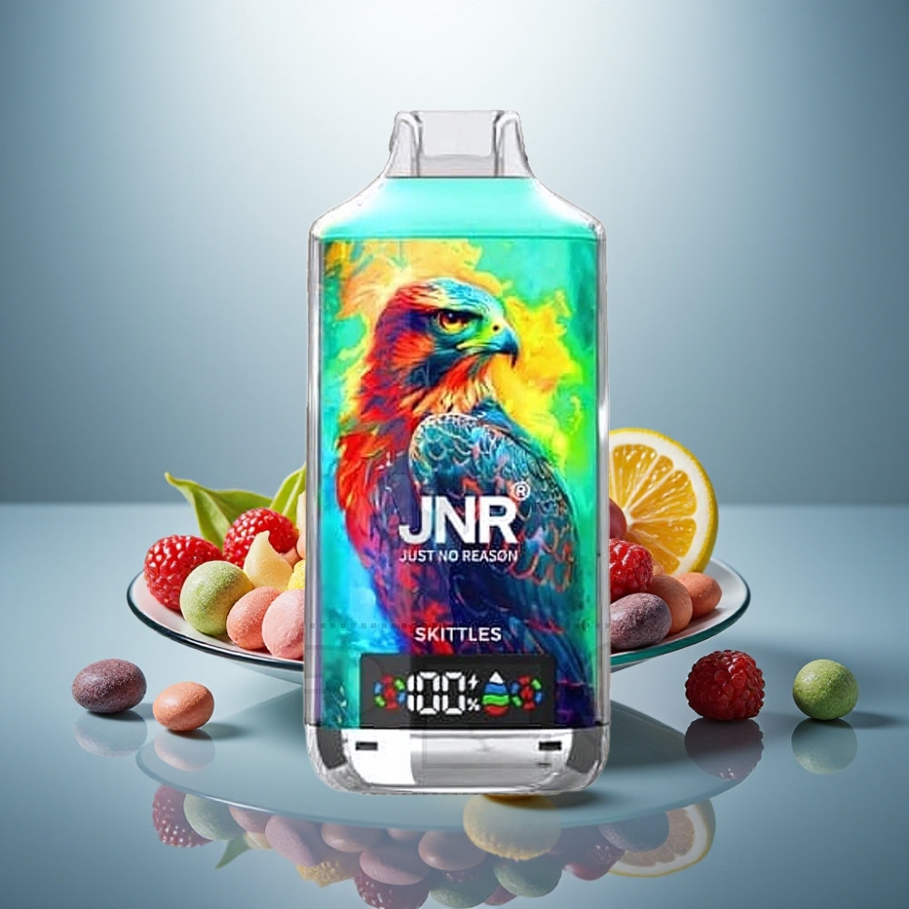 JNR Falcon X 18000 Puffs Skittles 24ml 750mAh Dual Mesh Coil Type-C