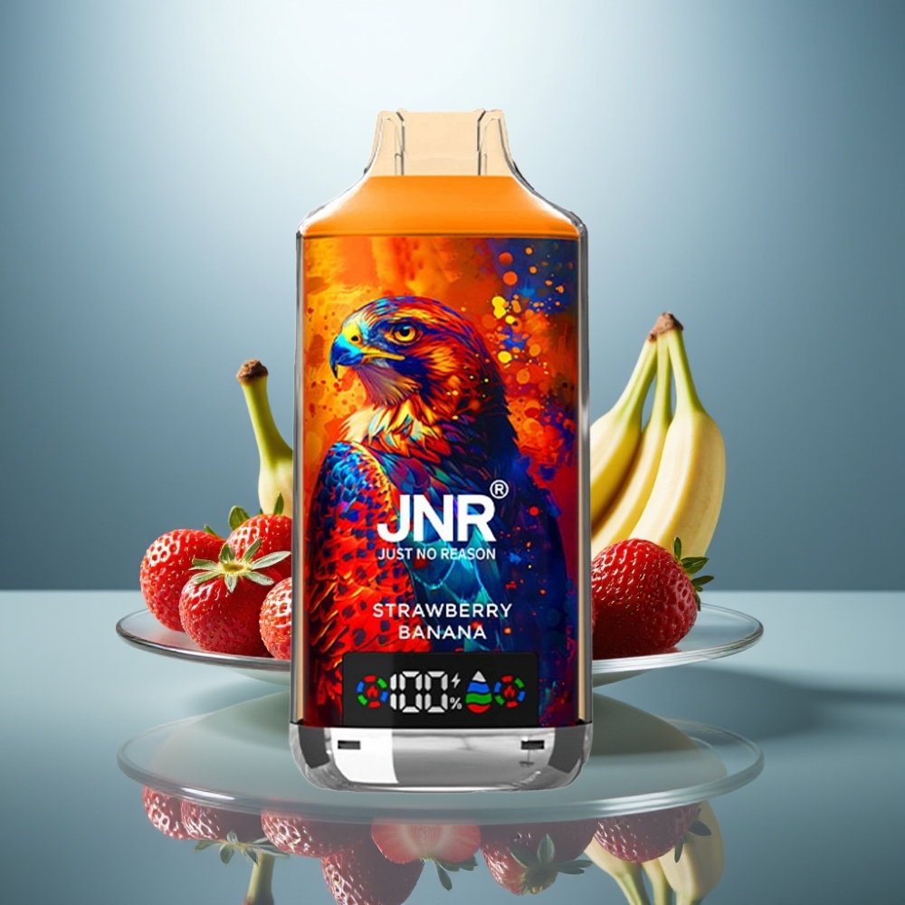 JNR Falcon X 18000 Puffs Strawberry Banana 24ml 750mAh Dual Mesh Coil