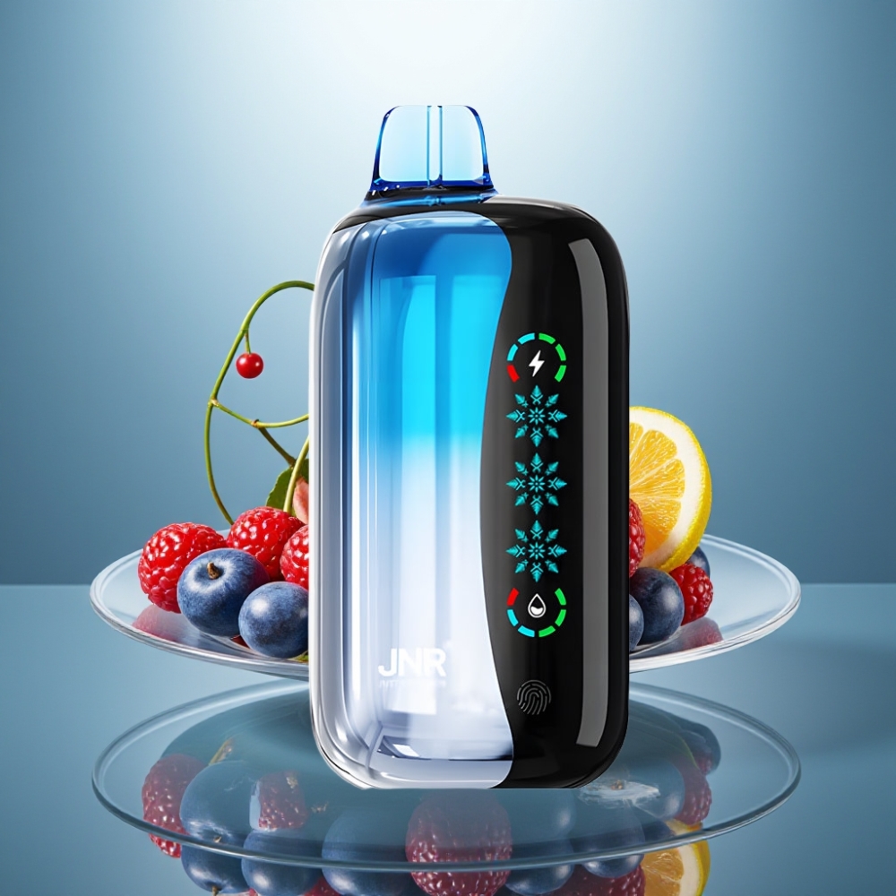 JNR Flex Ice 21000 Puffs Disposable Vape Blue Cherry Explosion 26ml 1.2 Ohm Type-C