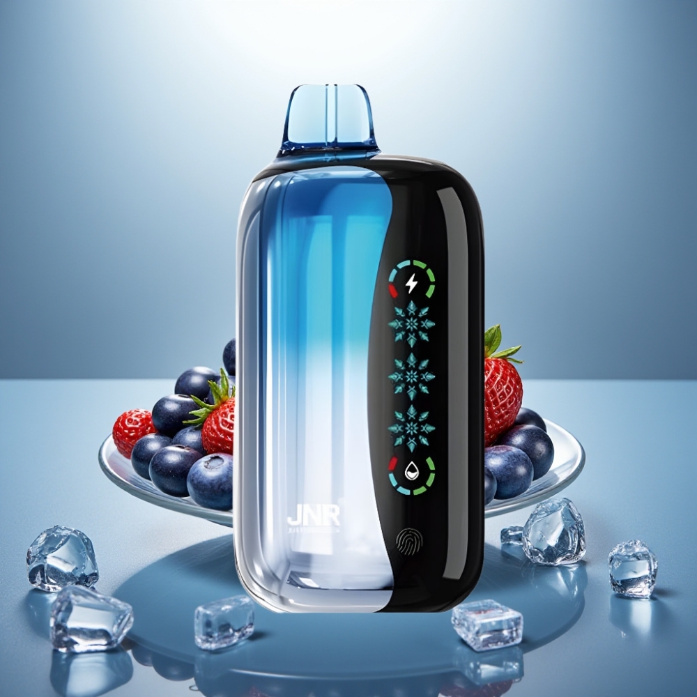 JNR Flex Ice 21000 Puffs Disposable Vape Blueberry Ice 26ml 1.2 Ohm Dual Mesh