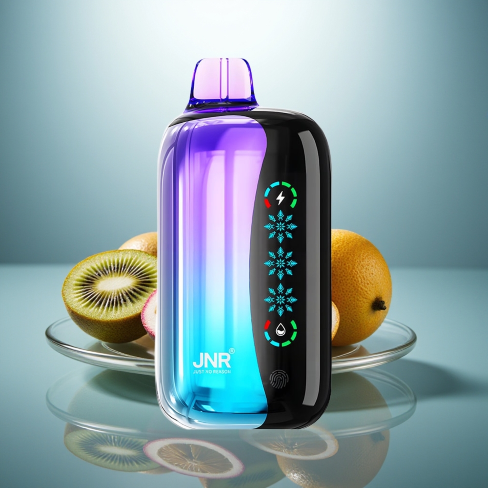 JNR Flex Ice 21000 Puffs Disposable Vape Kiwi Passion Fruit Guava 26ml 1.2 Ohm