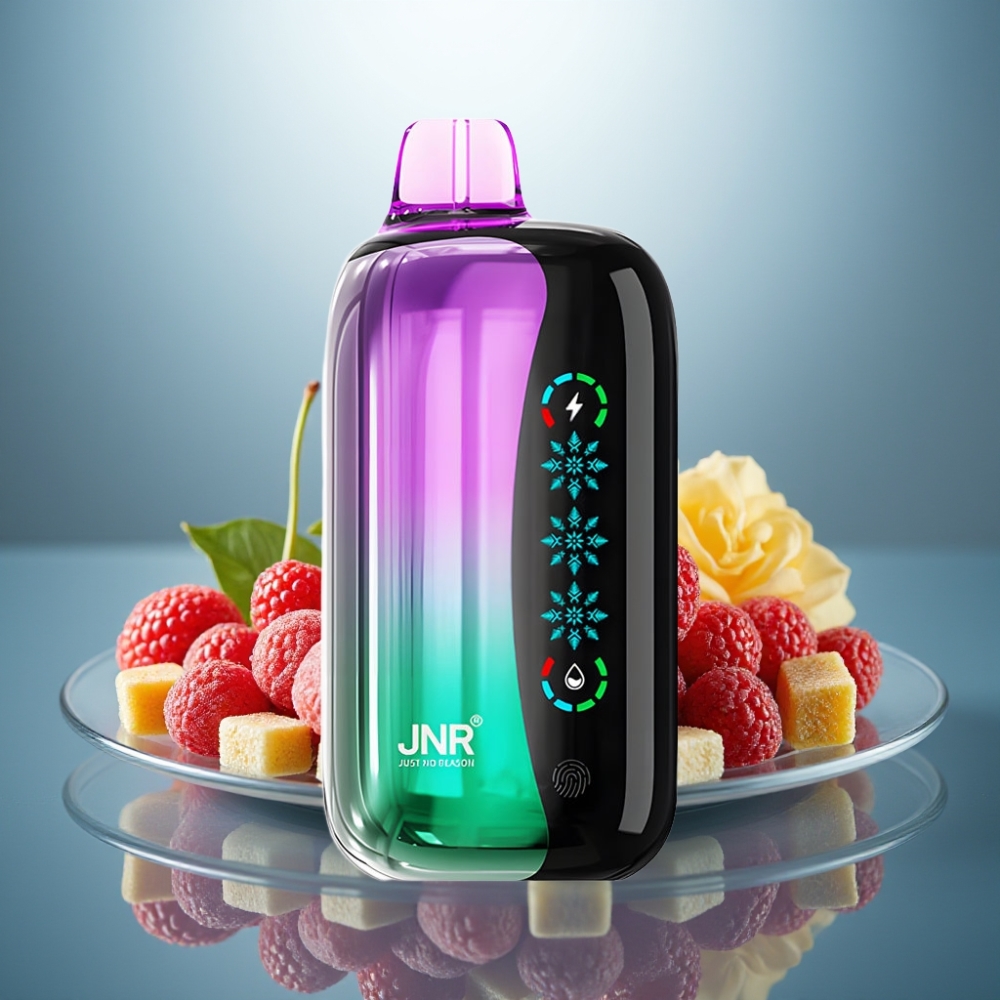 JNR Flex Ice 21000 Puffs Sour Cherry Gummies 26ml 1.2 Ohm Dual Mesh