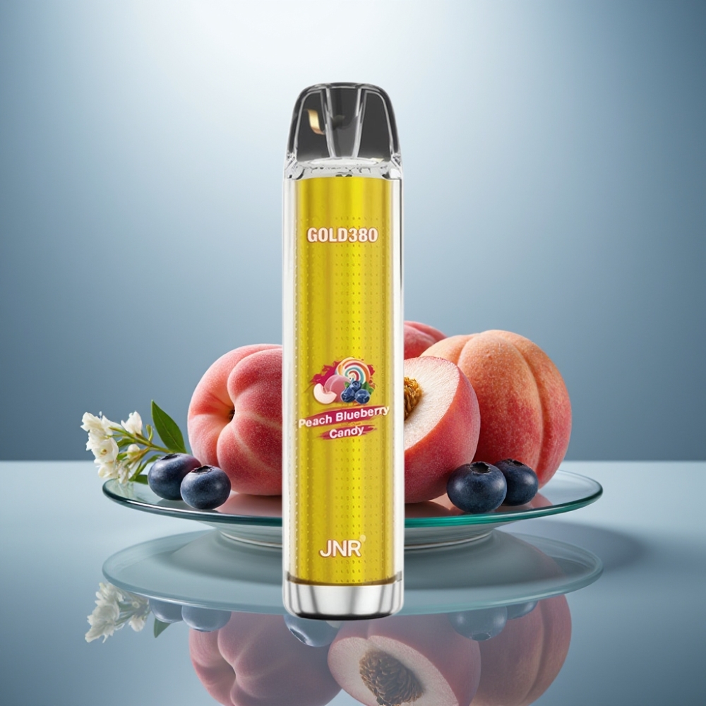 JNR Glod380 6000 Puffs 1500mAh 13ml Peach Blueberry