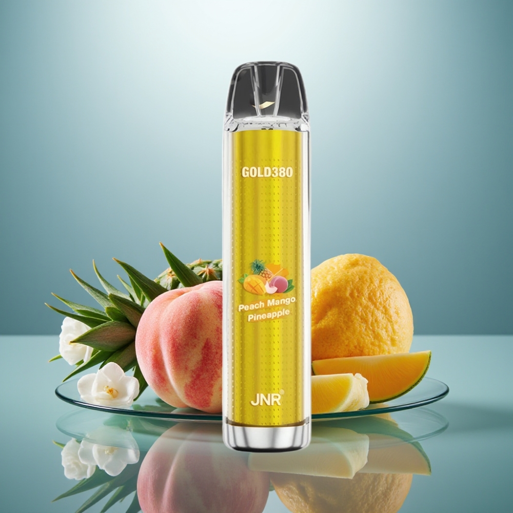 JNR Glod380 6000 Puffs 1500mAh 13ml Peach Mango Pineapple