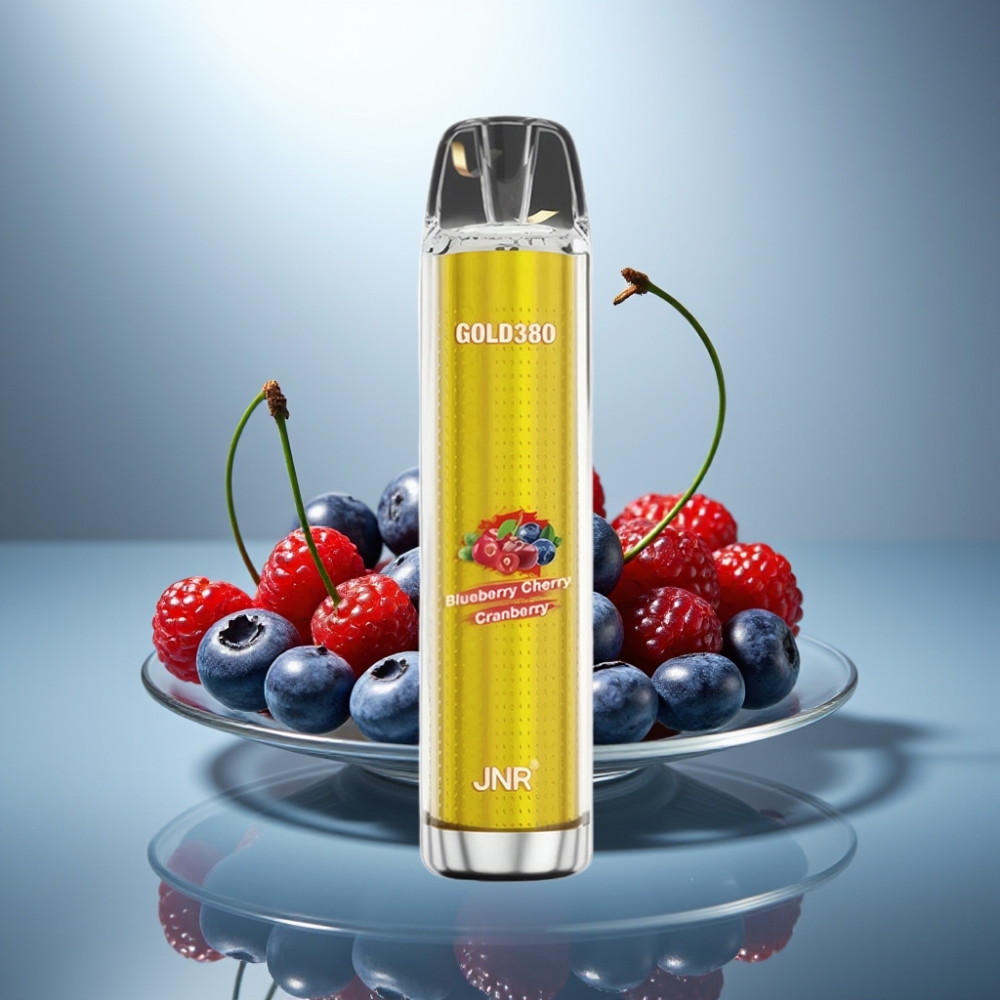 JNR Glod380 6000 Puffs Disposable Vape Blueberry Cherry Cranberry 1500mAh 13ml