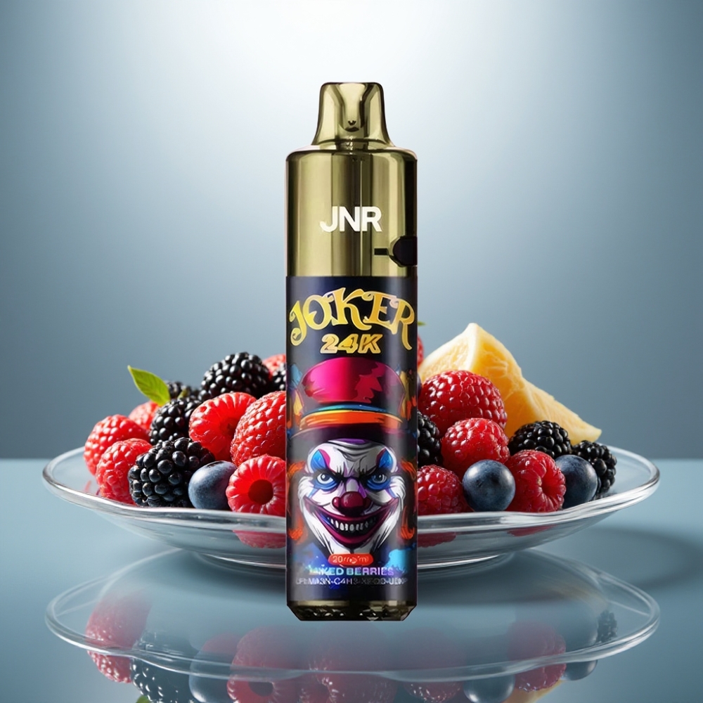 JNR Joker 24K Puffs 2+10ml Refillable 800mAh Mixed Berries