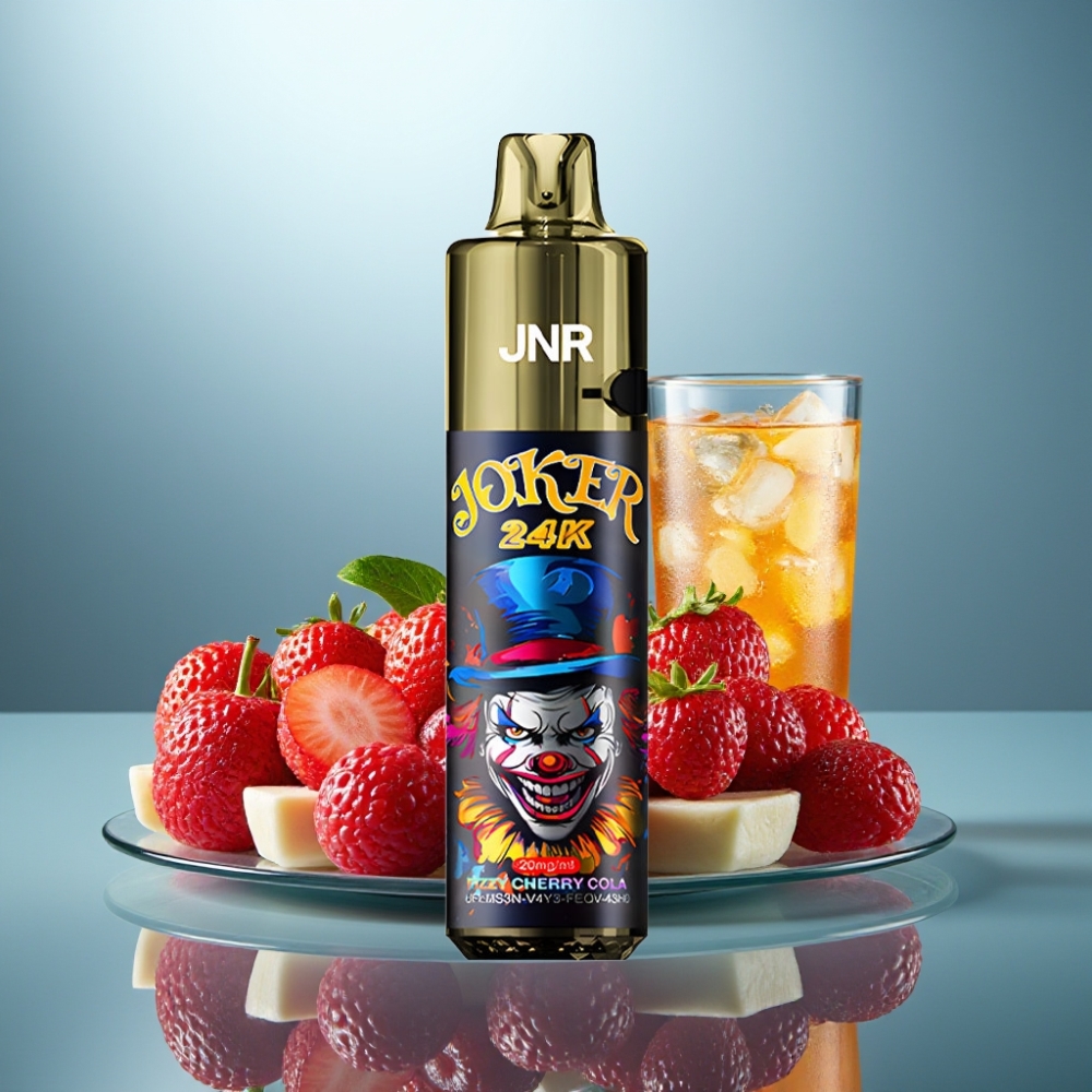 JNR Joker 24K Puffs 2+10ml Refillable 800mAh Type-C Fizzy Cherry Cola