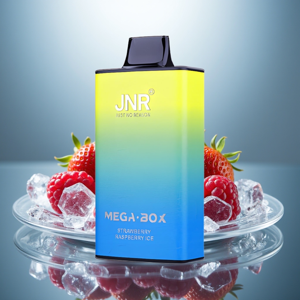 JNR Mega Box 25000 Puffs 30ml 850mAh Strawberry Raspberry Ice