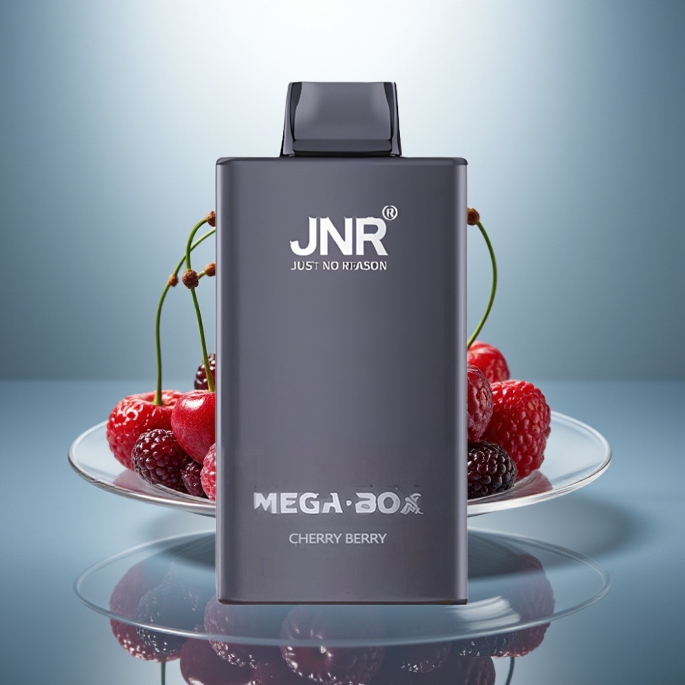 JNR Mega Box 25000 Puffs Disposable Vape Cherry Berry 30ml 850mAh Dual Mesh