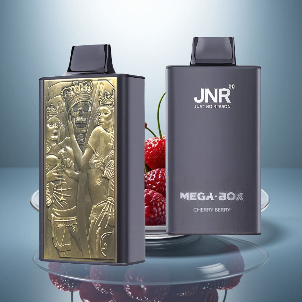 JNR Mega Box 25000 Puffs Disposable Vape Cherry Berry 30ml 850mAh Dual Mesh