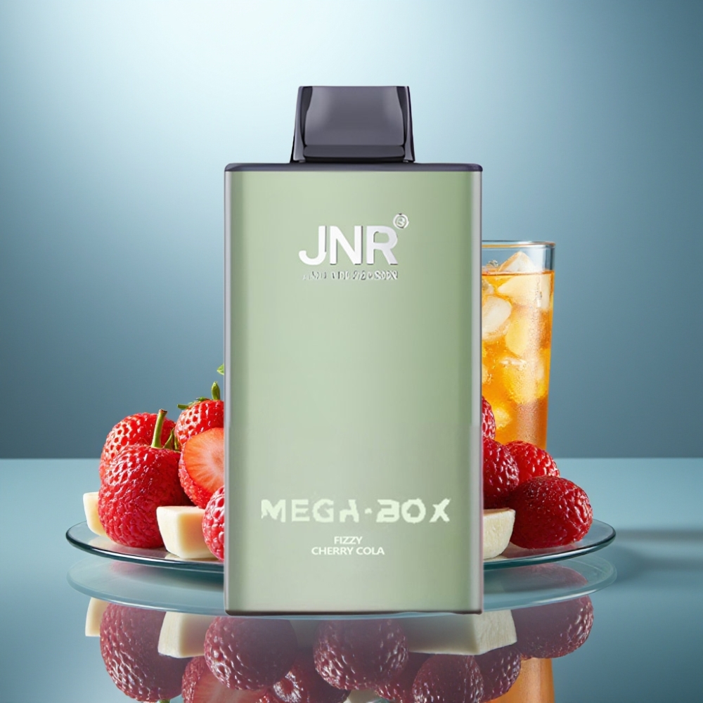 JNR Mega Box 25000 Puffs Disposable Vape Fizzy Cherry Cola 30ml 850mAh Dual Mesh