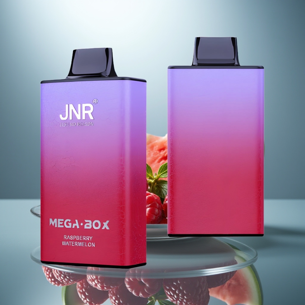 JNR Mega Box 25000 Puffs Disposable Vape Raspberry Watermelon 30ml 850mAh Dual Mesh