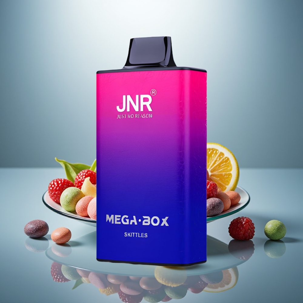 JNR Mega Box 25000 Puffs Disposable Vape Skittles 30ml 850mAh Dual Mesh