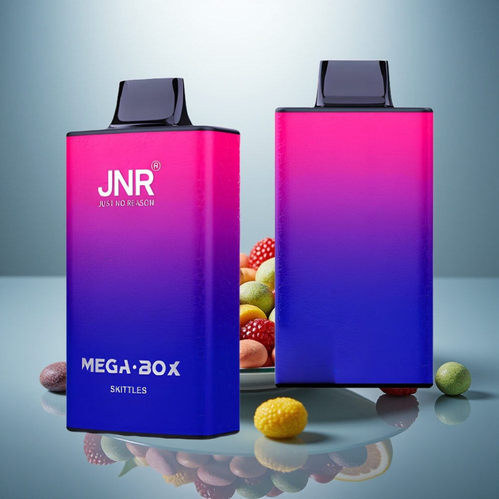 JNR Mega Box 25000 Puffs Disposable Vape Skittles 30ml 850mAh Dual Mesh