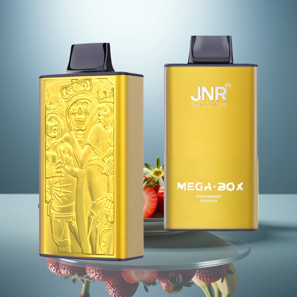 JNR Mega Box 25000 Puffs Disposable Vape Strawberry Banana 30ml 850mAh Dual Mesh