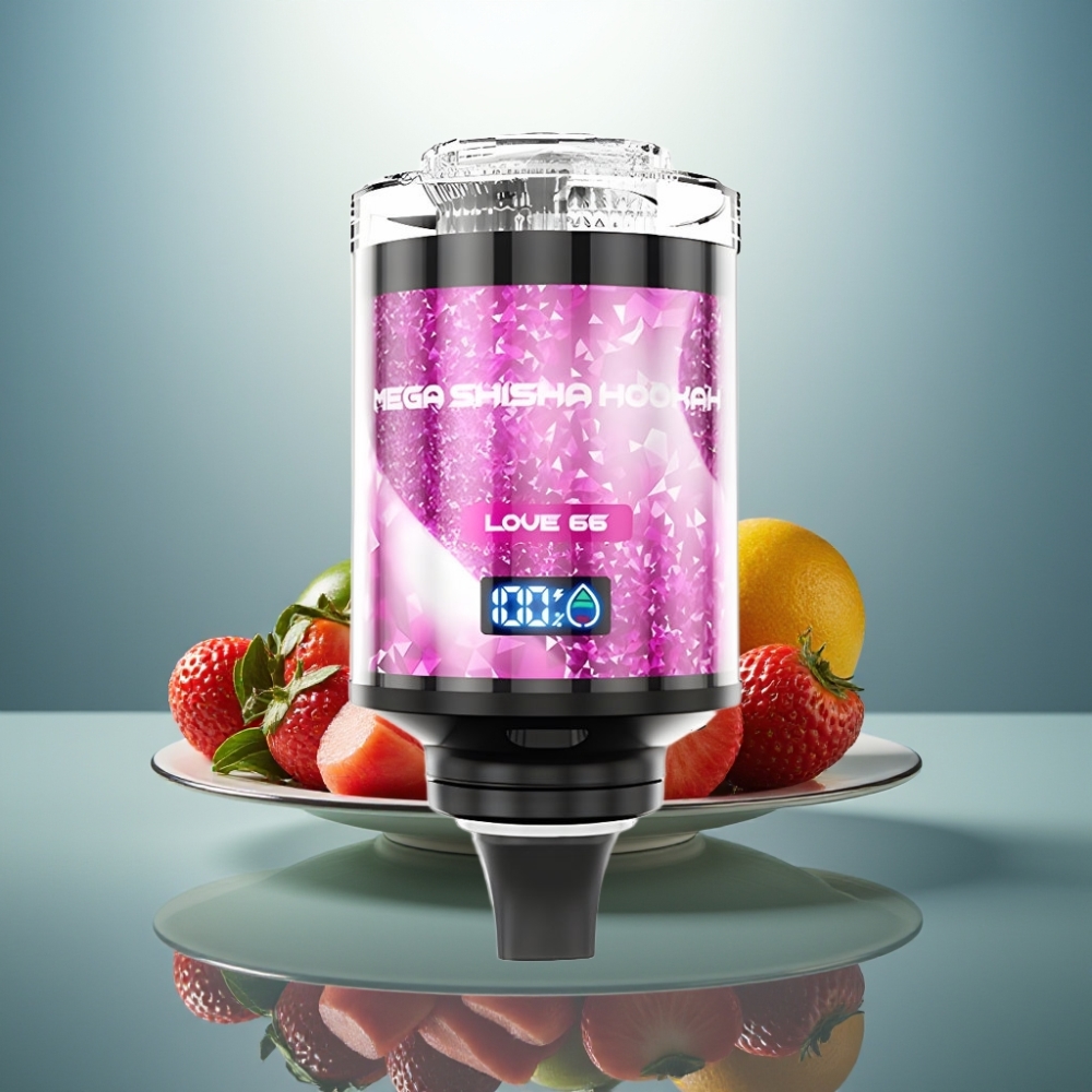 JNR Mega Shisha Hookah 100K 60mL 2200mAh Love 66