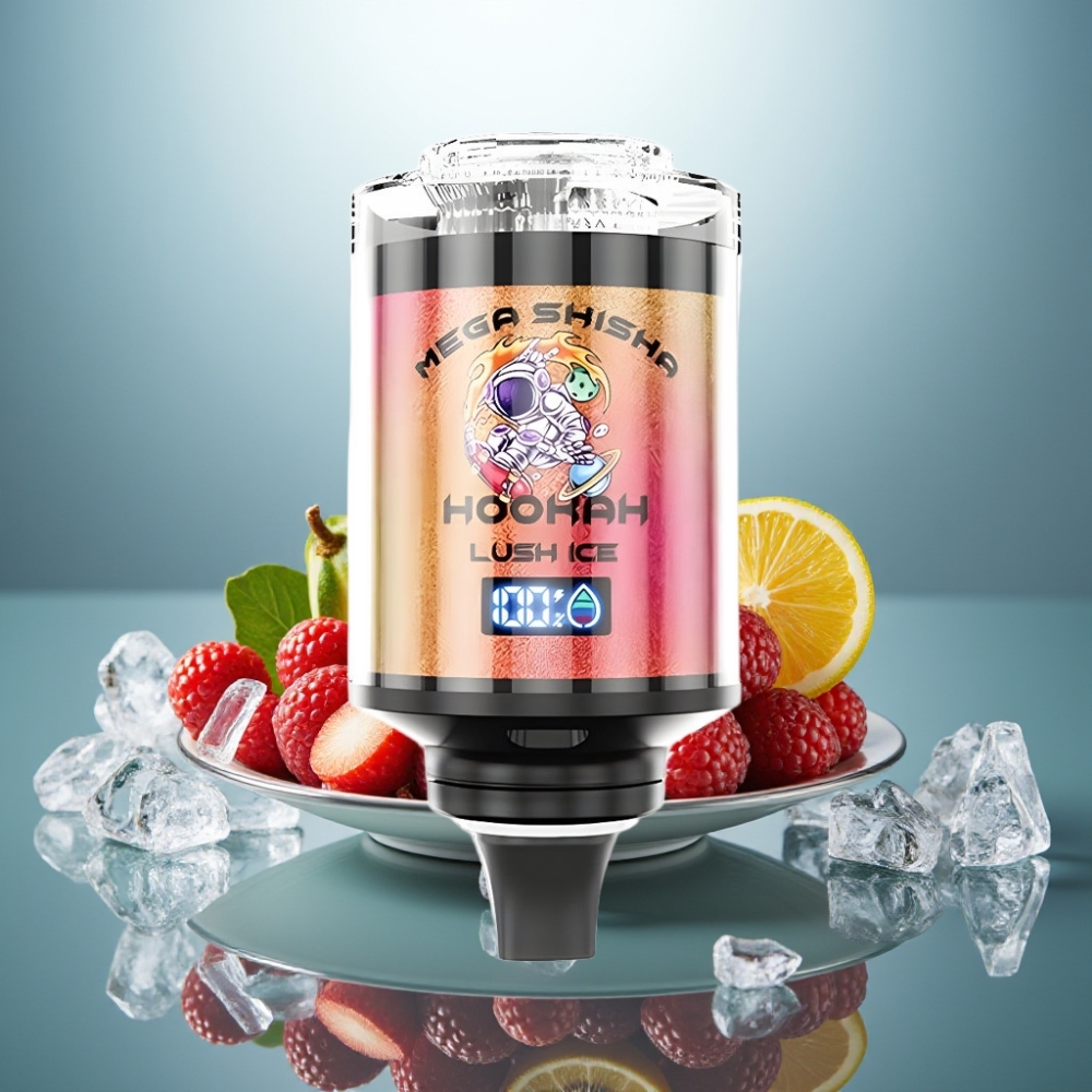 JNR Mega Shisha Hookah 100K 60mL 2200mAh Type-C Lush Ice