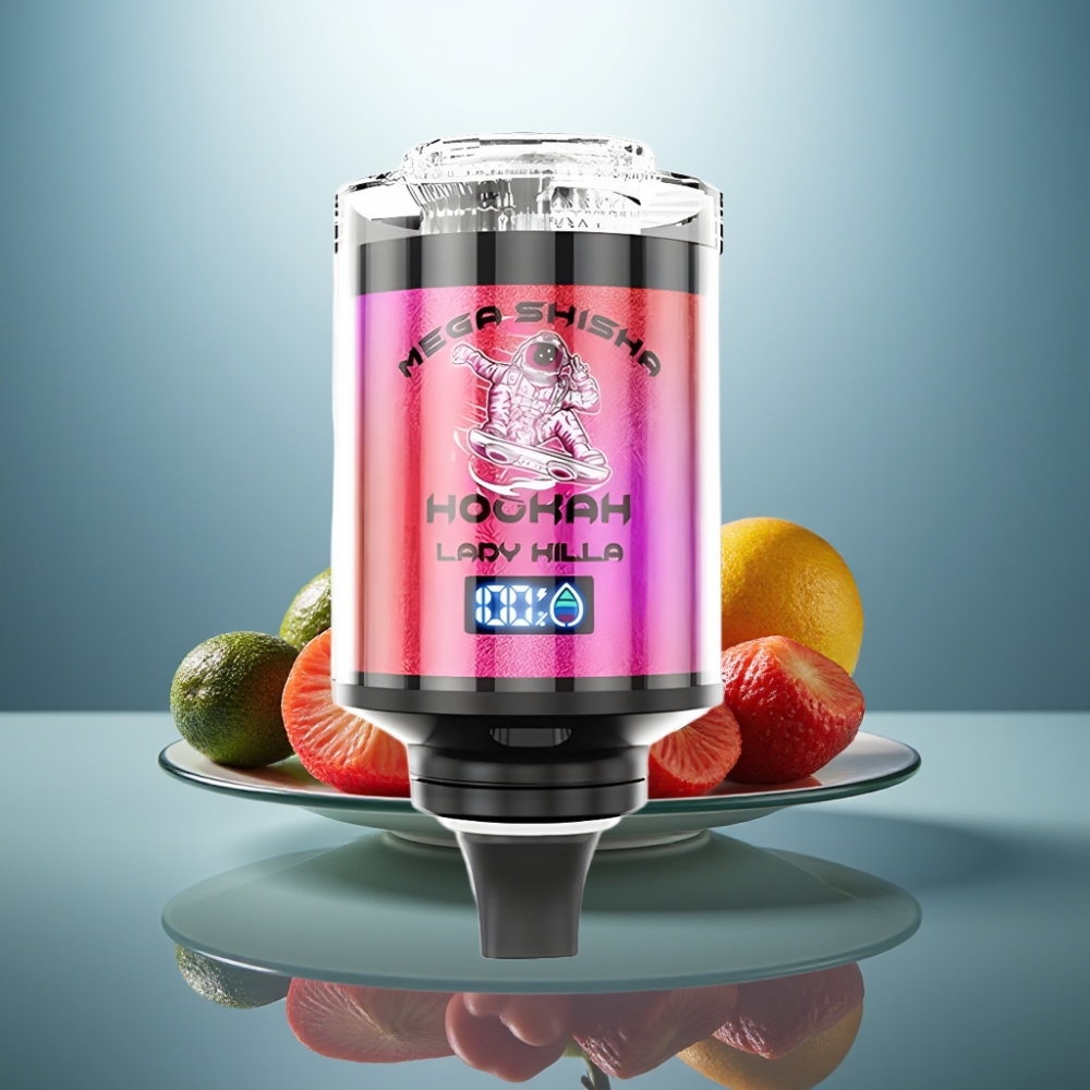 JNR Mega Shisha Hookah 100K 60ml 2200mAh Lady Killa