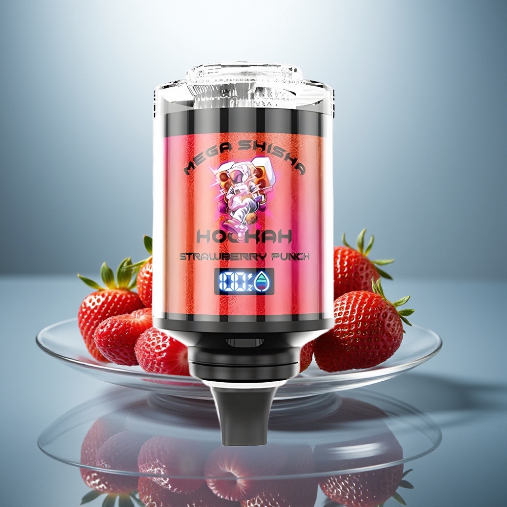 JNR Mega Shisha Hookah 100K 60ml 2200mAh Type-C Strawberry Punch