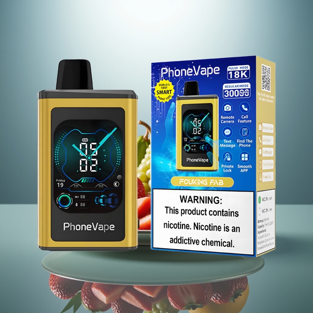 JNR PhoneVape 30000 puffs Disposable Vape Fucking Fab 850mAh Turbo Mode App
