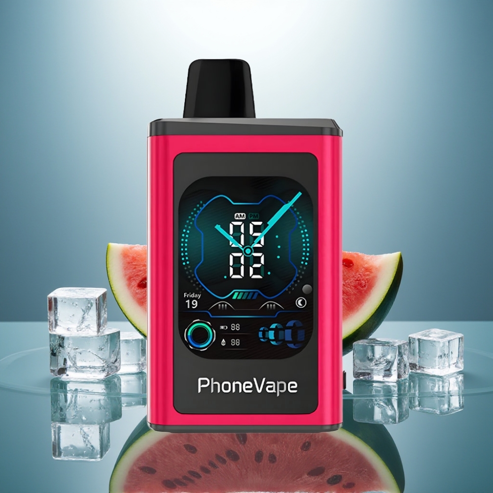 JNR PhoneVape 30000 puffs Disposable Vape Watermelon Ice 850mAh Turbo App