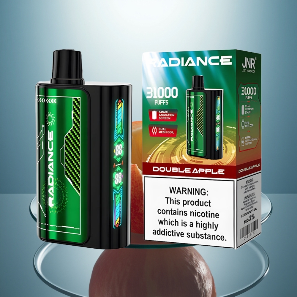 JNR Radiance 31000 Puffs 28ml 950mAh DOUBLE APPLE